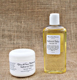 Natural Baby Herbal Oil and Salve Set - 4 fl oz-Baby Oil, 2 oz Salve - Gift Set, Baby Shower Gift, Free Shipping