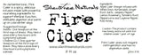 Fire Cider - 4 and 8 fl oz, All-Natural, Organic, Immune-Boosting, Oxymel, Cold and Flu, Master Tonic, Spicy, Free Shipping