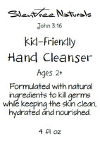 Kid-Friendly Hand Cleanser - All-Natural, For Kids & Adults, Natural Products, Free Shipping