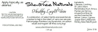 Healthy Leg & Vein - Natural Health, Varicose Vein, Restless Leg Syndrome, Fibromyalgia, Circulation Issues, Now With St. John's Wort, Free Shipping
