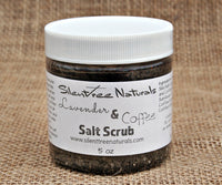 Lavender & Coffee Salt Scrub - Natural Skincare, Salt Scrub, Organic Coffee Scrub, Mineral-Rich Scrub, Free Shipping