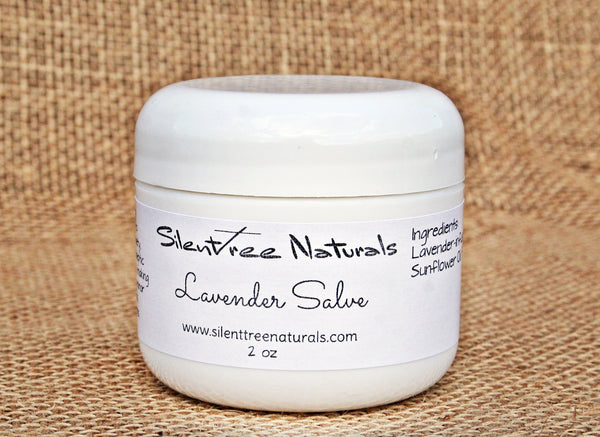 Lavender Salve - Natural Skincare, Soothes, Relaxes, Minor Skin Irritations, Scrapes, Bites, Burns, Dry Skin