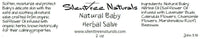 Natural Baby Herbal Salve - 2 oz- Lavender-Calendula-Chamomile-Marshmallow Root-Infused Salve For Baby/Adults