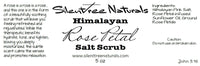 Rose Petal Himalayan Salt Scrub-Roses, Himalayan Pink Salt, Exfoliate, Moisturize, Natural Skincare, Free Shipping