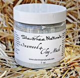 Seaweed + Clay Mask - Natural Skincare, Detox, Rejuvenate, Spirulina, Chlorella, Clay Mask, Seaweed Mask, Natural Products, Free Shipping