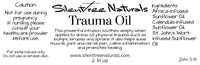Trauma Oil - Herbal Pain Relief for Joints, Muscles, Nerves, Bruises, St. John's Wort, Arnica, Calendula