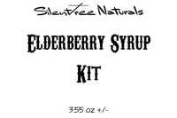 Elderberry Syrup Kit-Organic Herbs, Spices - Add Water and Raw Honey, Immune Booster High Vitamin C, Natural Products, Free Shipping