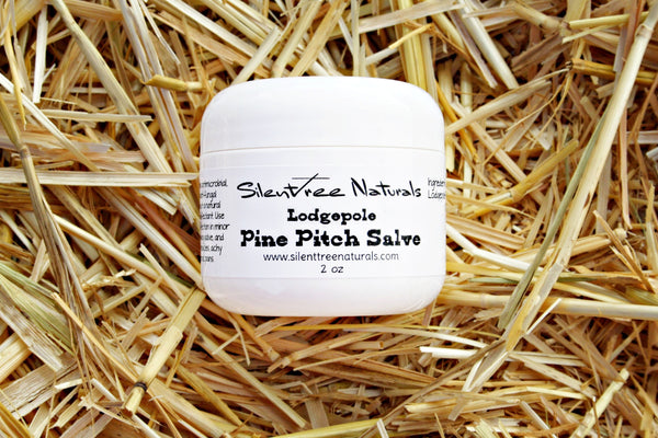 Lodgepole Pine Pitch Salve - 2 or 4 oz, Natural Antiseptic, Anti-fungal, Antibacterial, Drawing Salve, Chronic Pain Aid